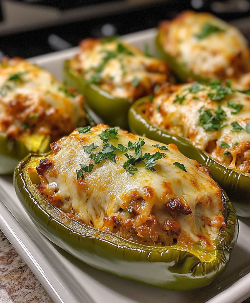 Stuffed Poblano Peppers