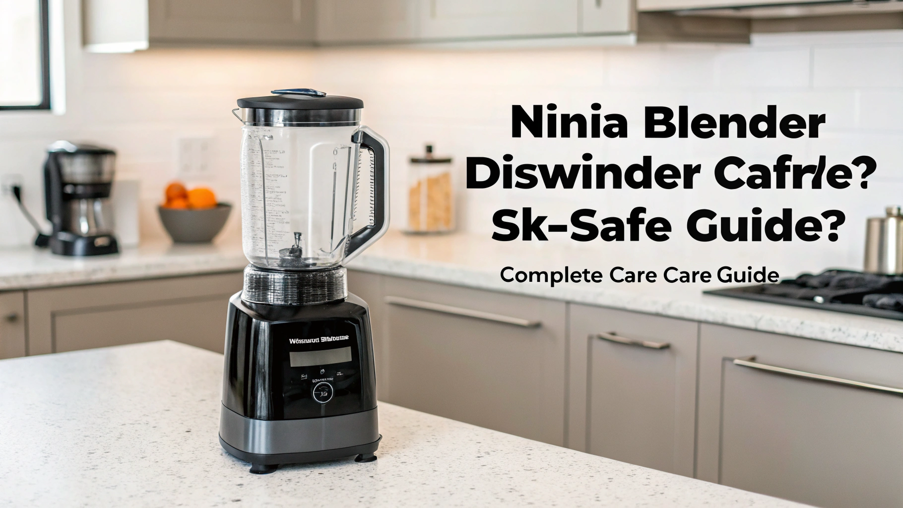 Completely disassemble all Ninja blender components before cleaning