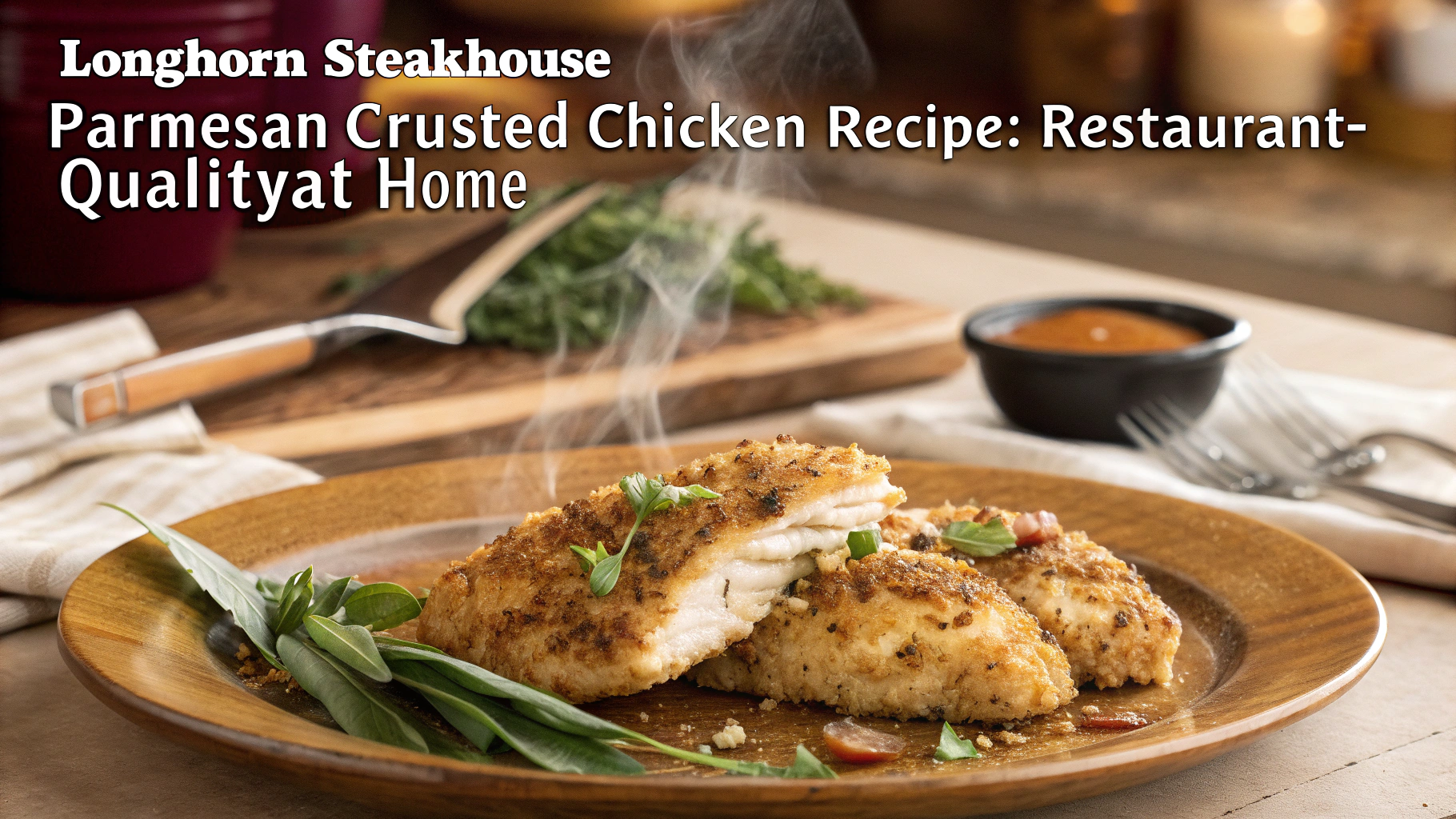 Seasoning chicken breasts with garlic powder and Italian herbs