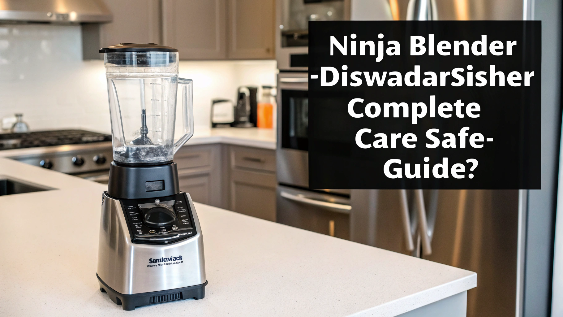 Completely disassemble all Ninja blender components before cleaning