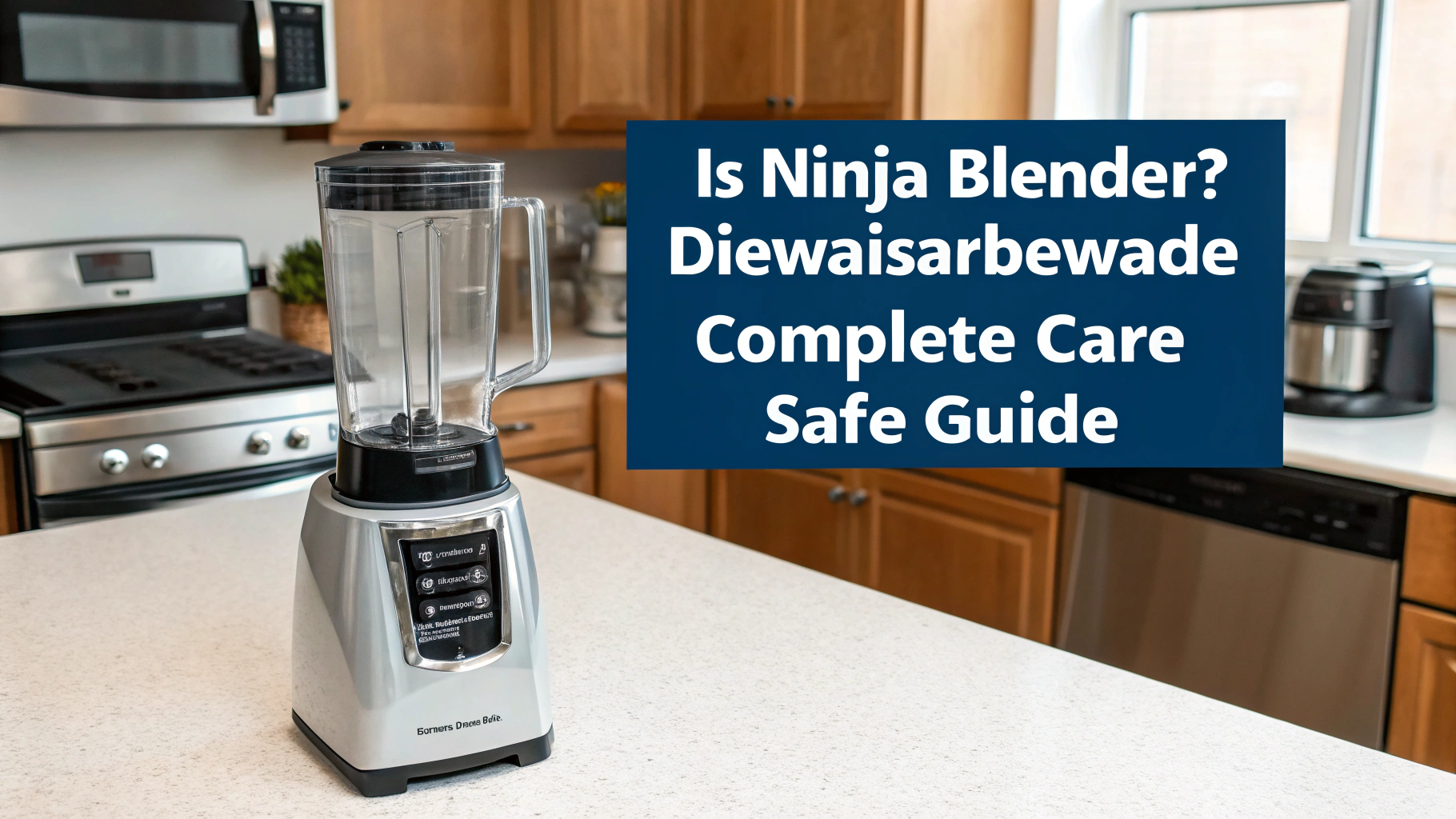 Completely disassemble all Ninja blender components before cleaning