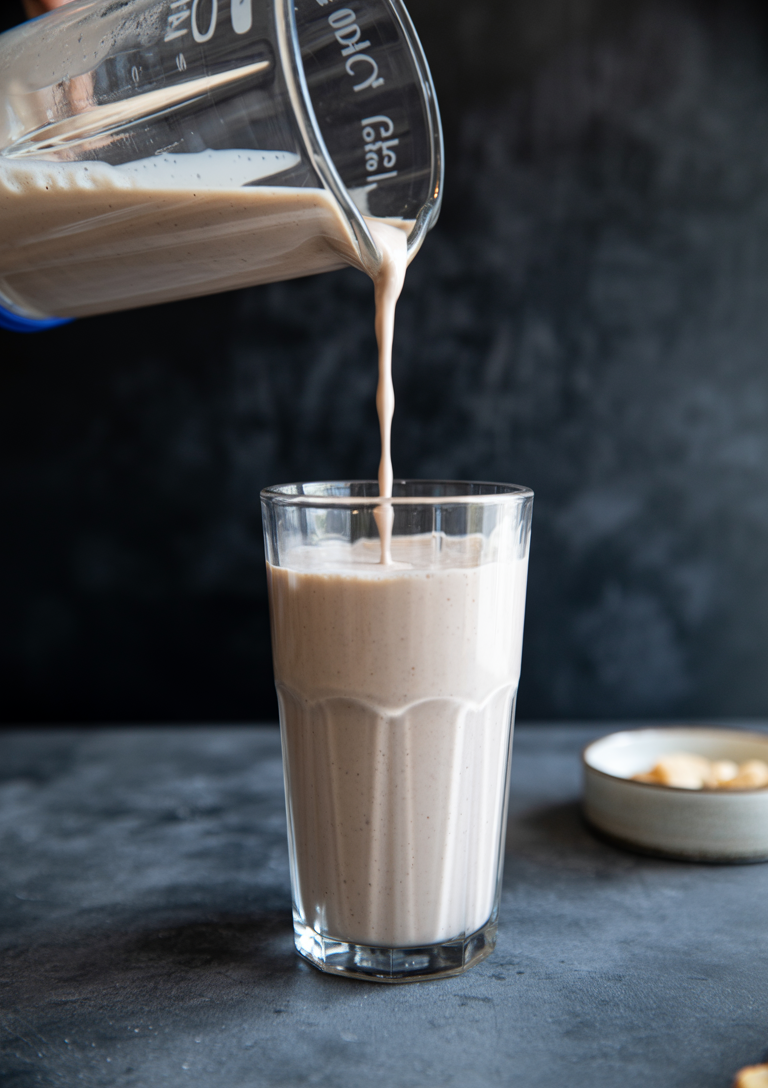 Prepare all your milkshake ingredients before starting