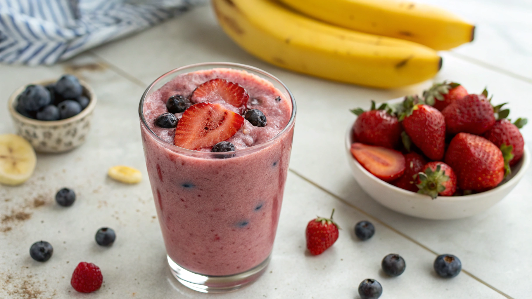 Adding milk as the first ingredient creates a better blending environment