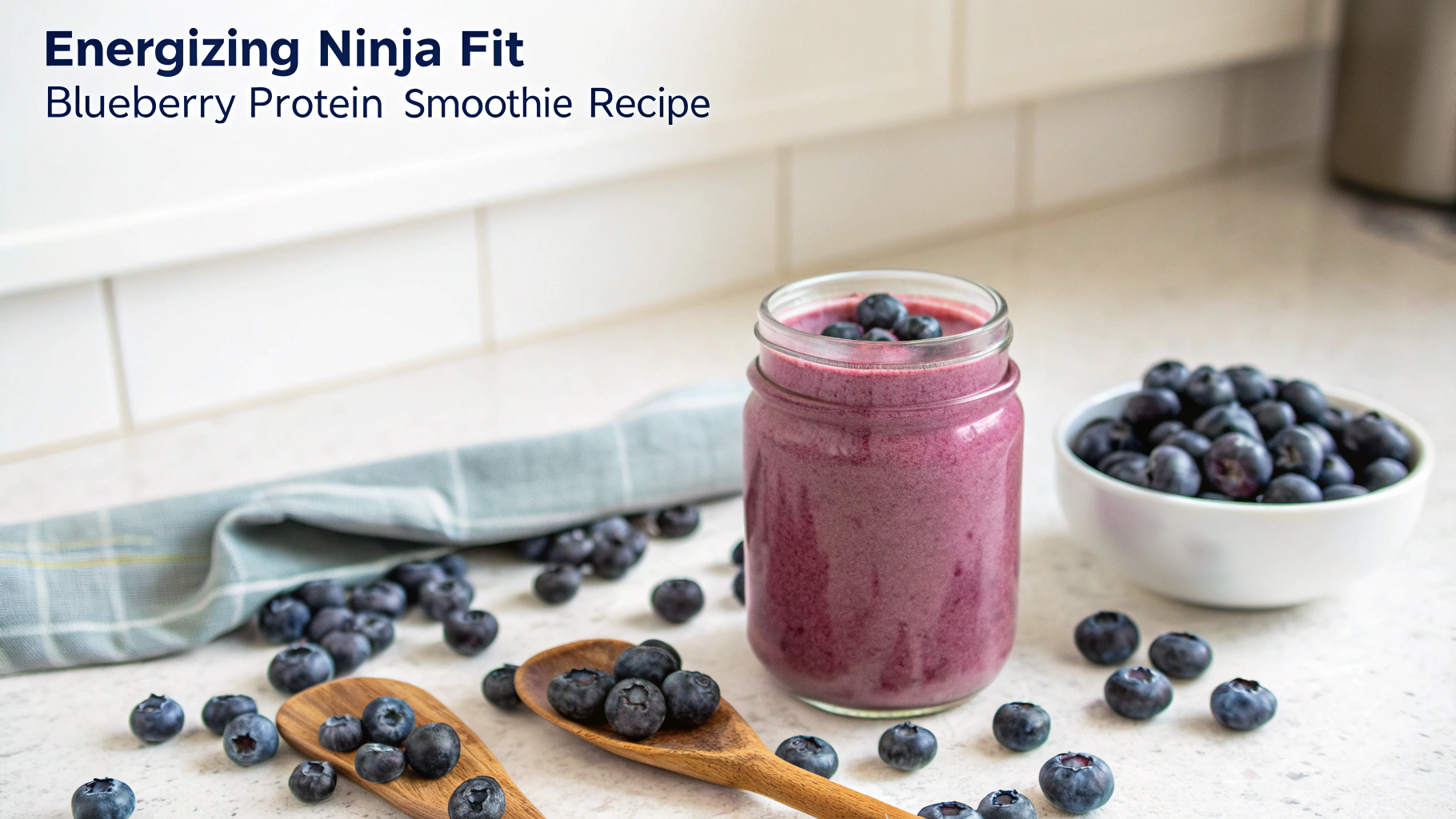 Adding almond milk to the Ninja Fit blender cup first
