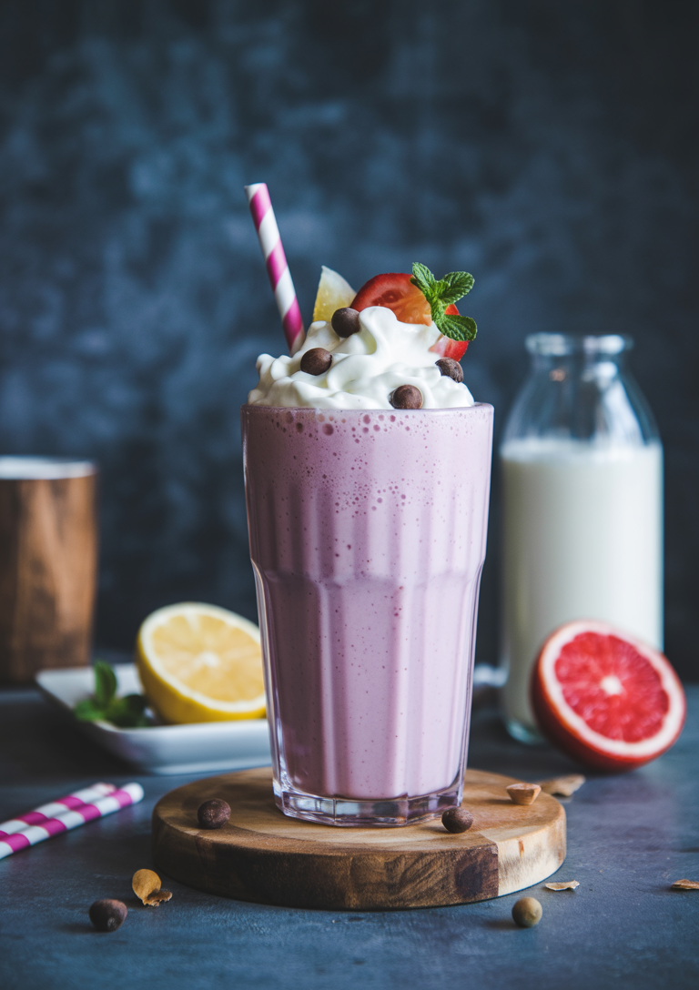 Prepare all your milkshake ingredients before starting