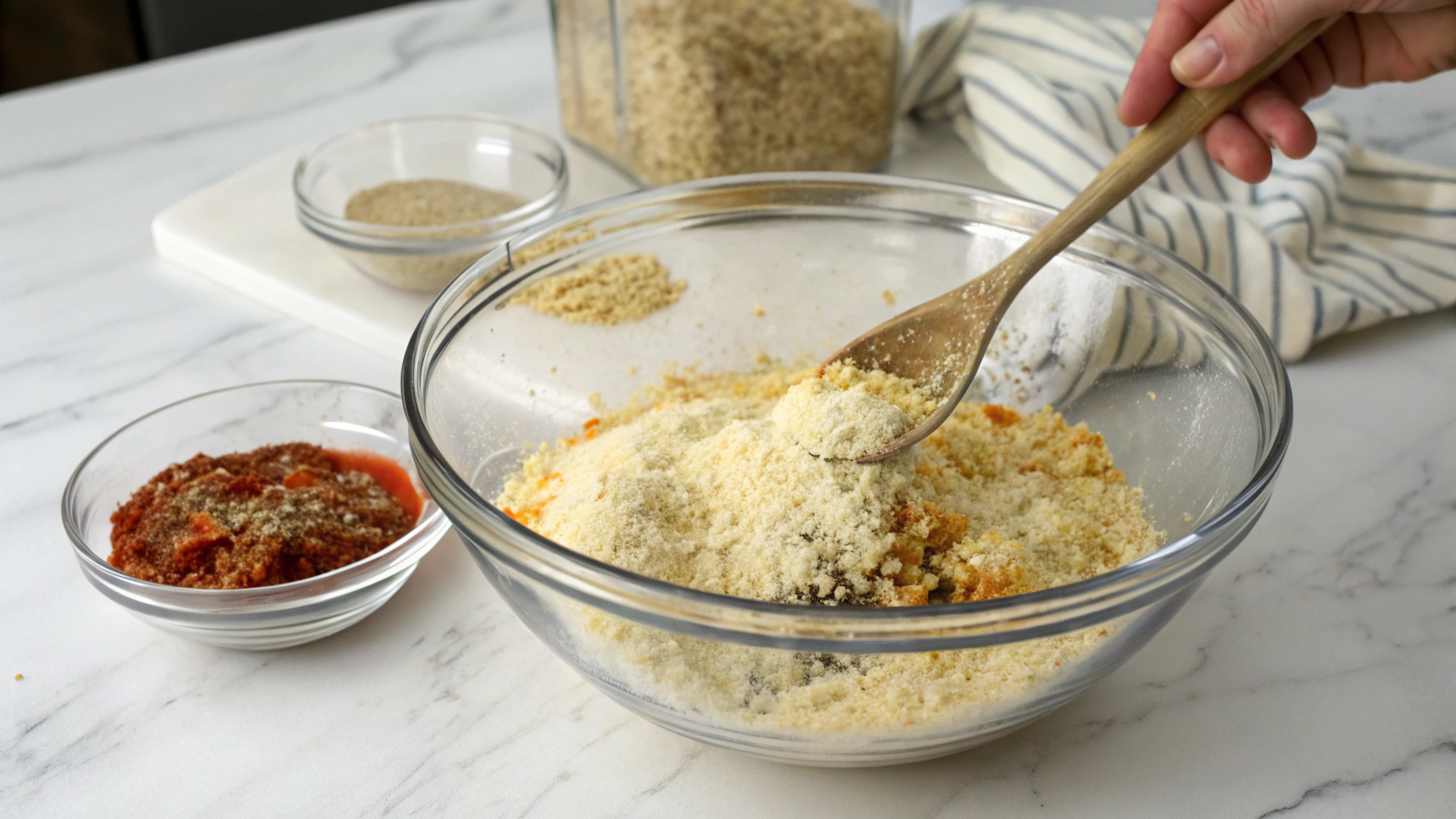 Pounding chicken breasts to even thickness ensures they cook evenly