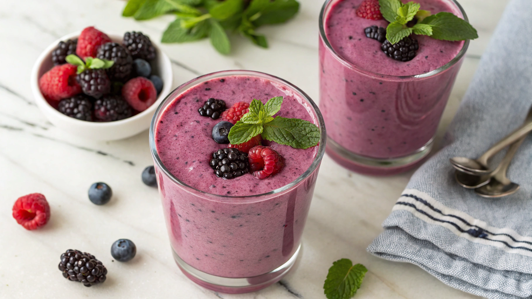 Adding milk as the first ingredient creates a better blending environment
