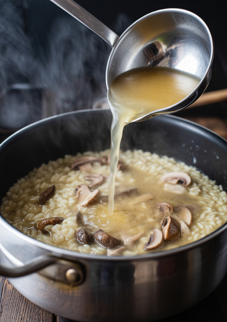 Sautéing mushrooms until they begin to brown enhances their flavor
