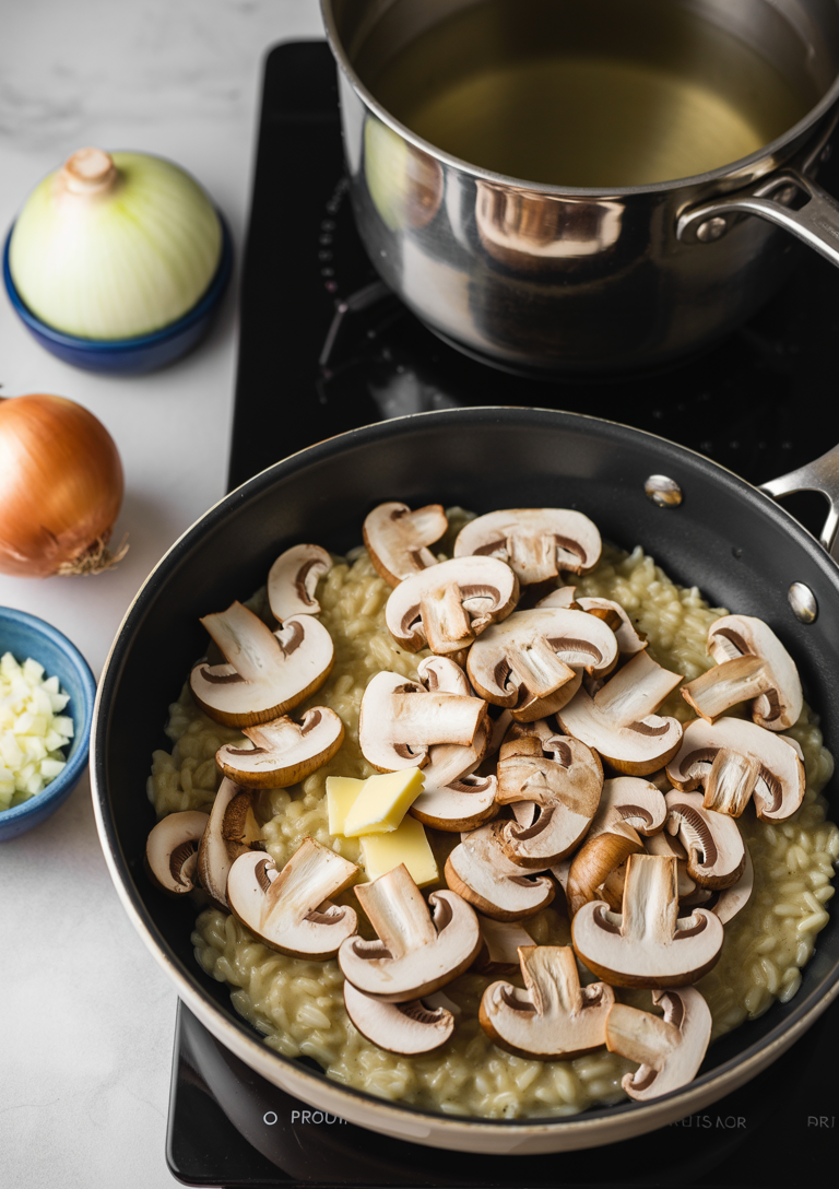 Sautéing mushrooms until they begin to brown enhances their flavor