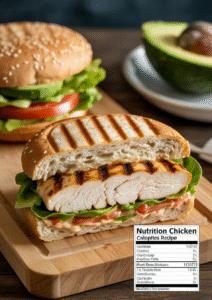 grilled chicken sandwich calories