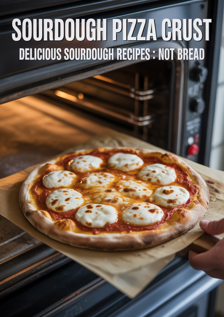 Mixing the sourdough pizza dough ingredients until a shaggy dough forms
